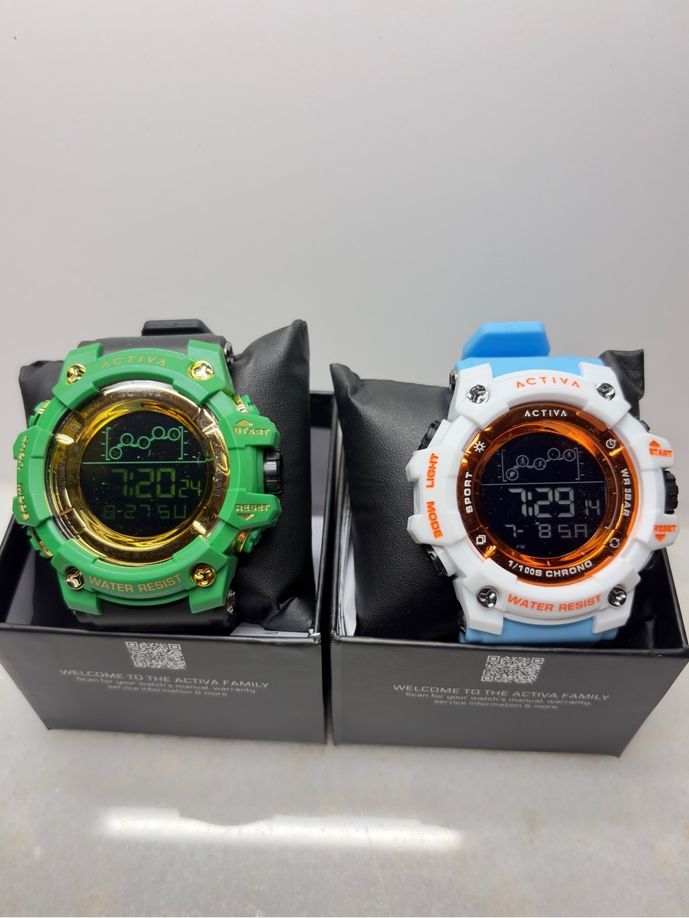 Activa x Invicta 50mm Sports Digital Watches LOT of 2 - NIB
